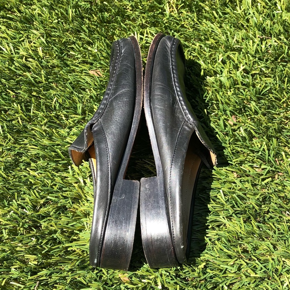 Bally stitched toe mules in black leather - Picture 7 of 10